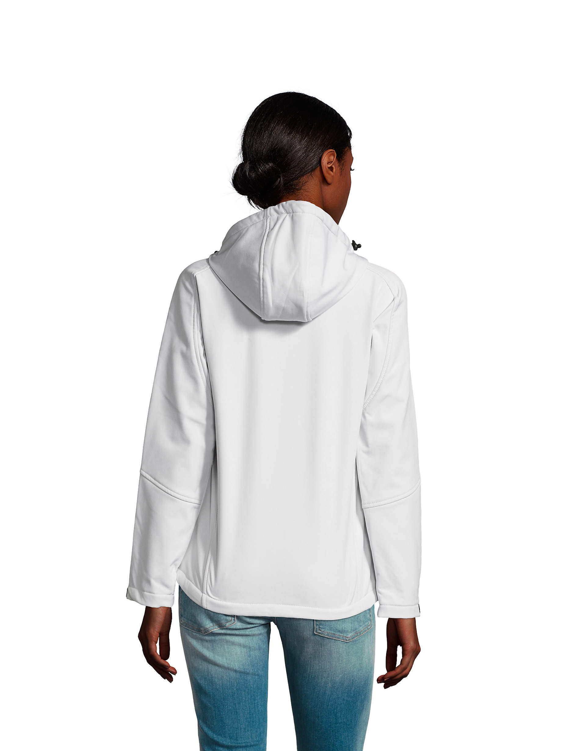 Chaqueta softshell mujer con capucha personalizada